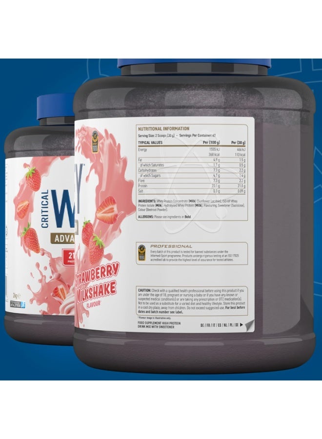 Applied Nutrition ISO XP Whey Protein Isolate Strawberry 72 Servings (1.8kg) - Image 2