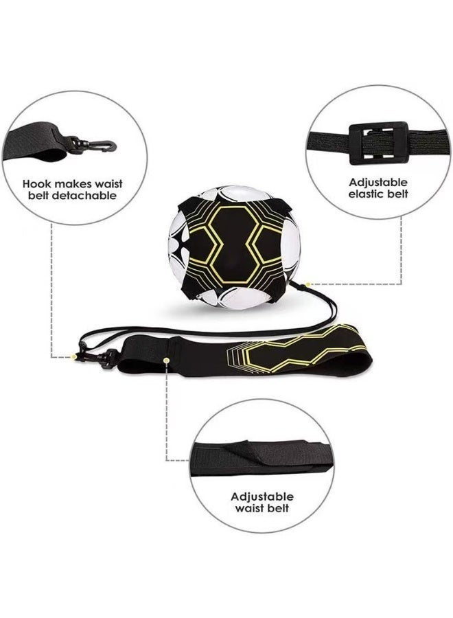 MAICCA Football Kick Trainer with Adjustable Training Belt, Hands-Free Solo Soccer Trainer Equipment for Kids Adults - Image 3