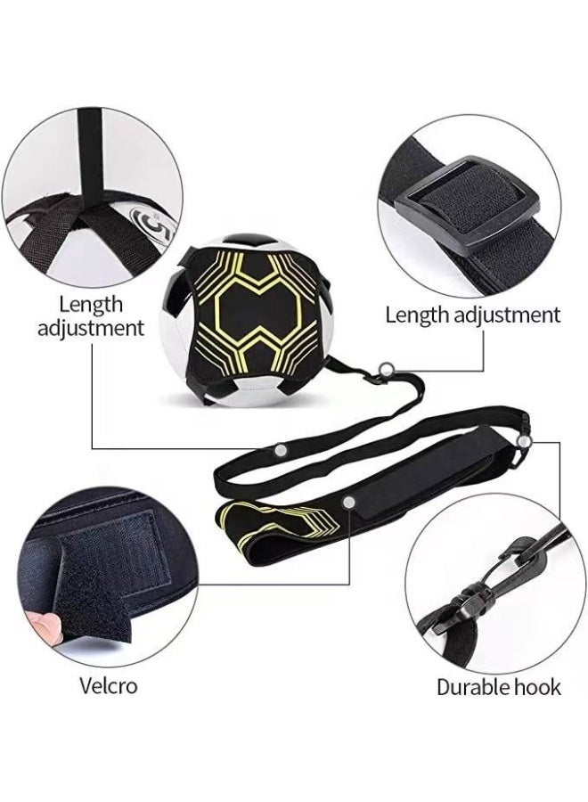 MAICCA Football Kick Trainer with Adjustable Training Belt, Hands-Free Solo Soccer Trainer Equipment for Kids Adults - Image 2