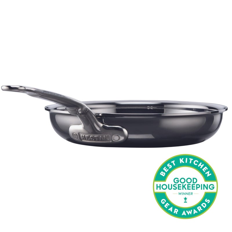 Hestan - NanoBond Collection - Titanium Stainless Steel 8.5-Inch Frying Pan - Toxin, PFAS, & Chemical Free Clean Cookware, Induction Cooktop Compatible - Image 2