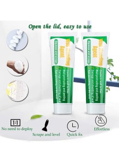 Meishida Wall Mending Agent Wall Repair Paste Kit: Drywall Repair Putty, Safe Wall Repairing Ointment，Wall Crack Repair Cream with Scraper, for Wall Wood Plaster Surface Repair, Easy to Fill (100g x2 Sets)  - Image 4