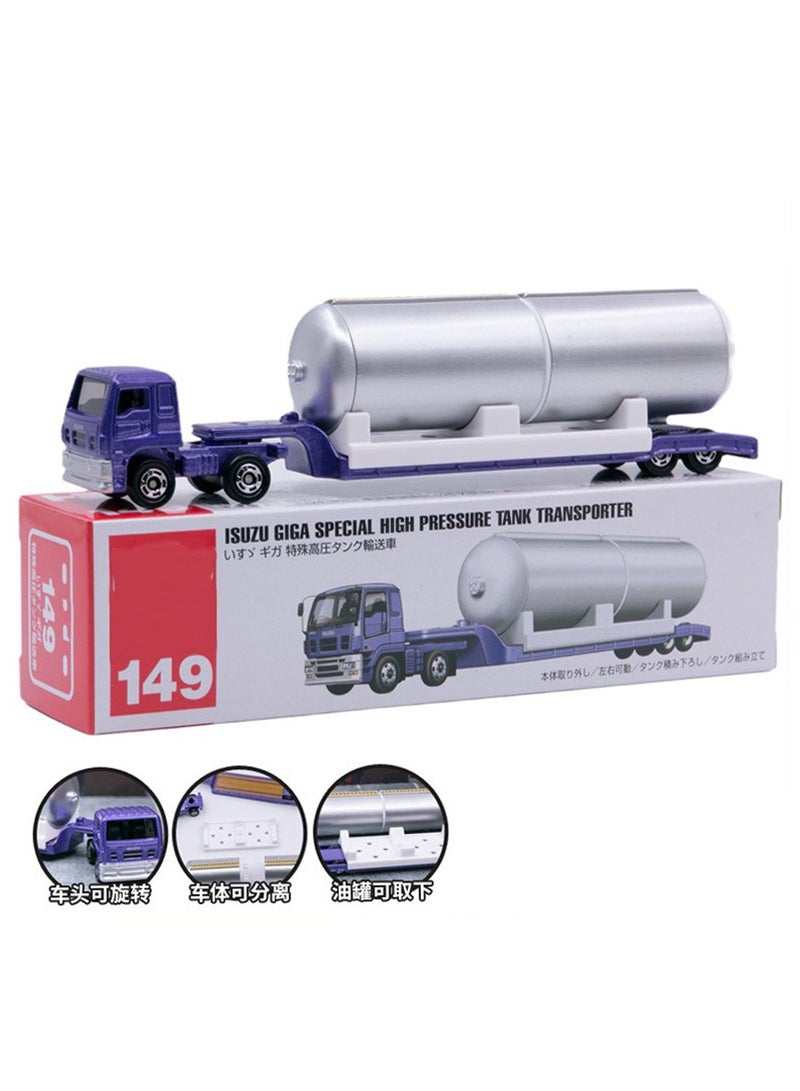 Wuling High-Pressure Tank Transport Truck Simulation Alloy Vehicle Model 
