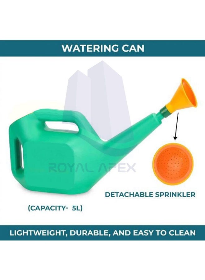 Biella سطل سقي الحدائق - رشاش يدوي مع فوهة قابلة للفصل للنباتات الداخلية والخارجية / البستنة وغيرها - Image 2