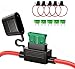 MCIGICM 12 AWG Inline Fuse Holder with 30A ATCATO Blade Fuse 5 Pack - Image 2