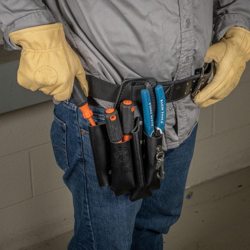 Klein Tools 85073INS Insulated Screwdriver Set, Made in USA, features 1000V Phillips, Slotted and Square Tips, Cushion Grip Handles, 3-Piece - Image 3