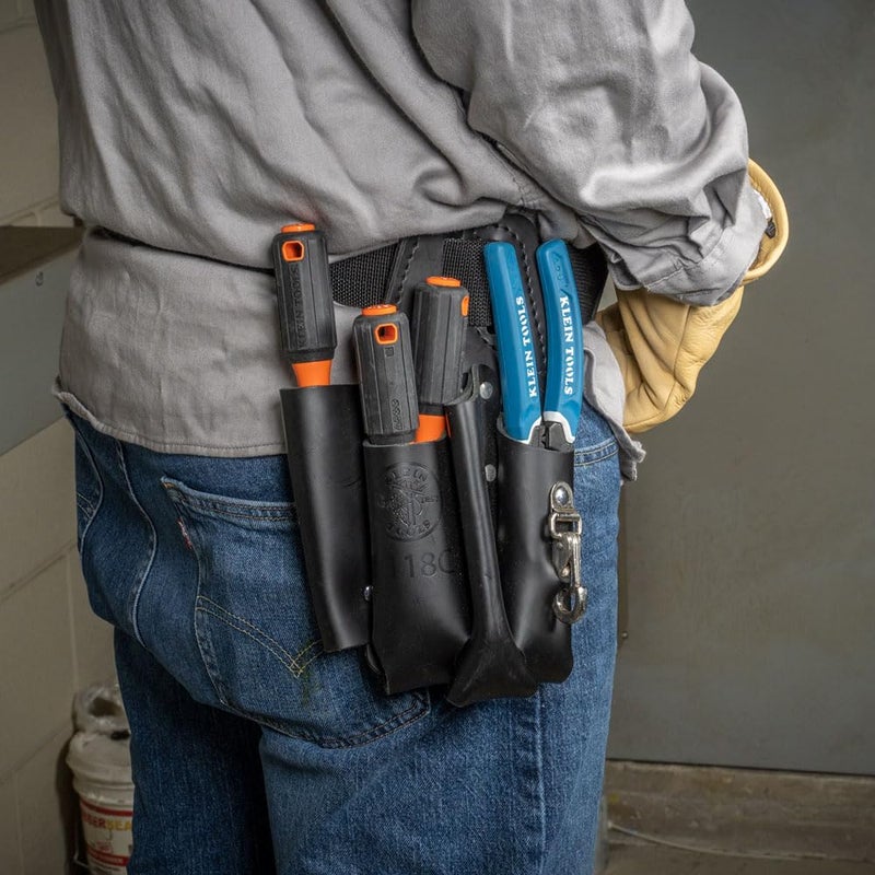 Klein Tools 85073INS Insulated Screwdriver Set, Made in USA, features 1000V Phillips, Slotted and Square Tips, Cushion Grip Handles, 3-Piece - Image 4