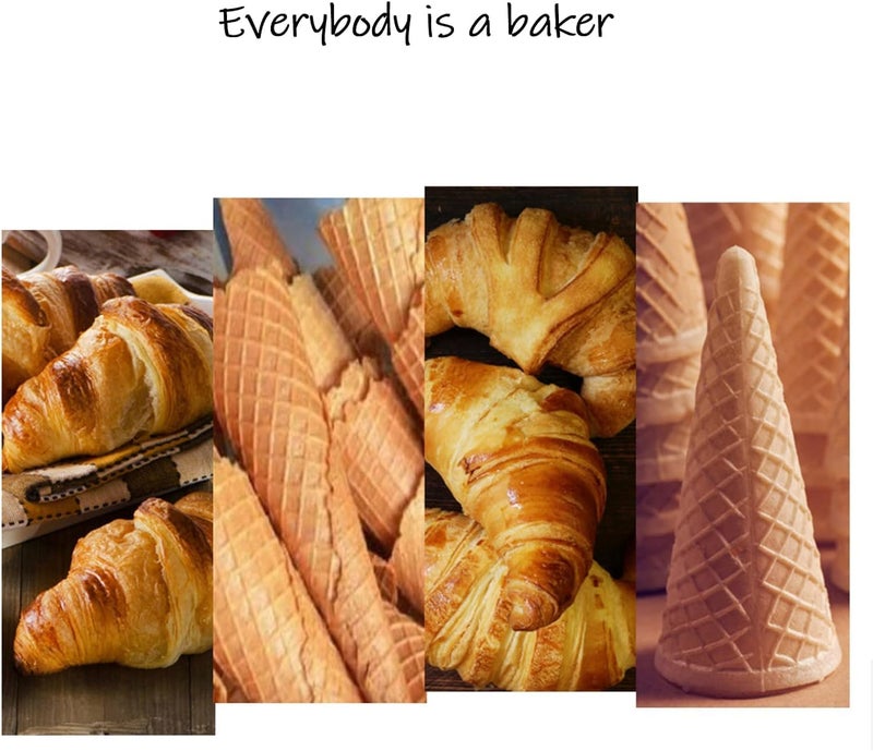 BEETO Cannoli Form Tubes, 24 pack 5 inch Screw Croissant Molds,Stainless Steel,Non-Stick,Cream Horn Roll Moulds Set,Tubular/Standing Cone Shaped,for Baking Danish Crisps,Desserts,Pastry,with Cleaning Brush - Image 5