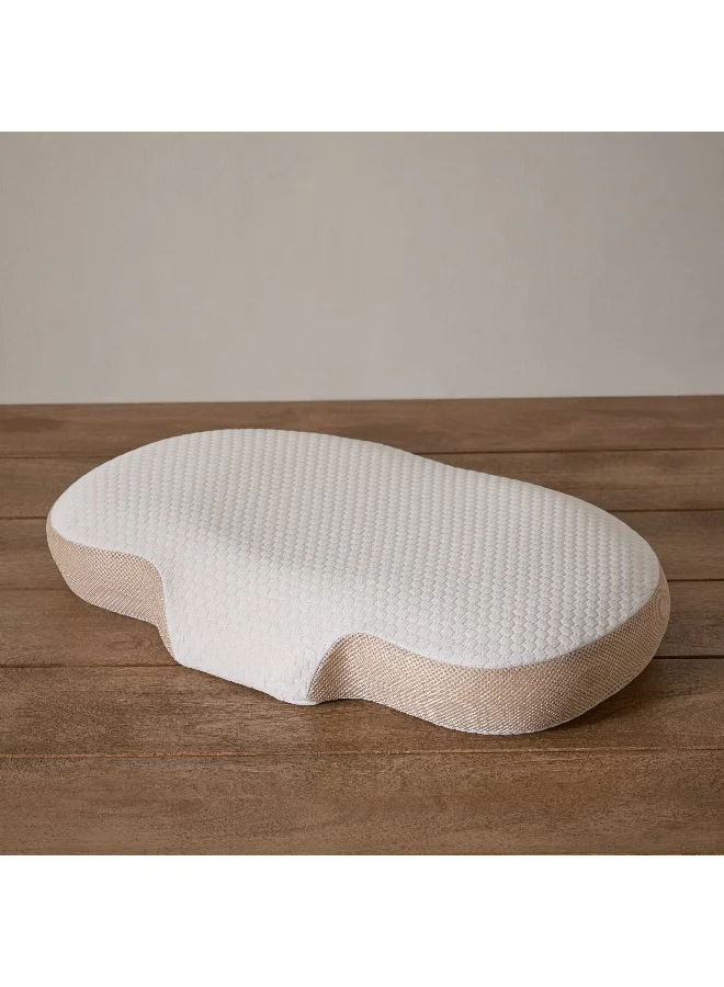 هوم بوكس Cloud Comfort Neck Support Memory Foam Pillow - 64X40X10.5 Cm