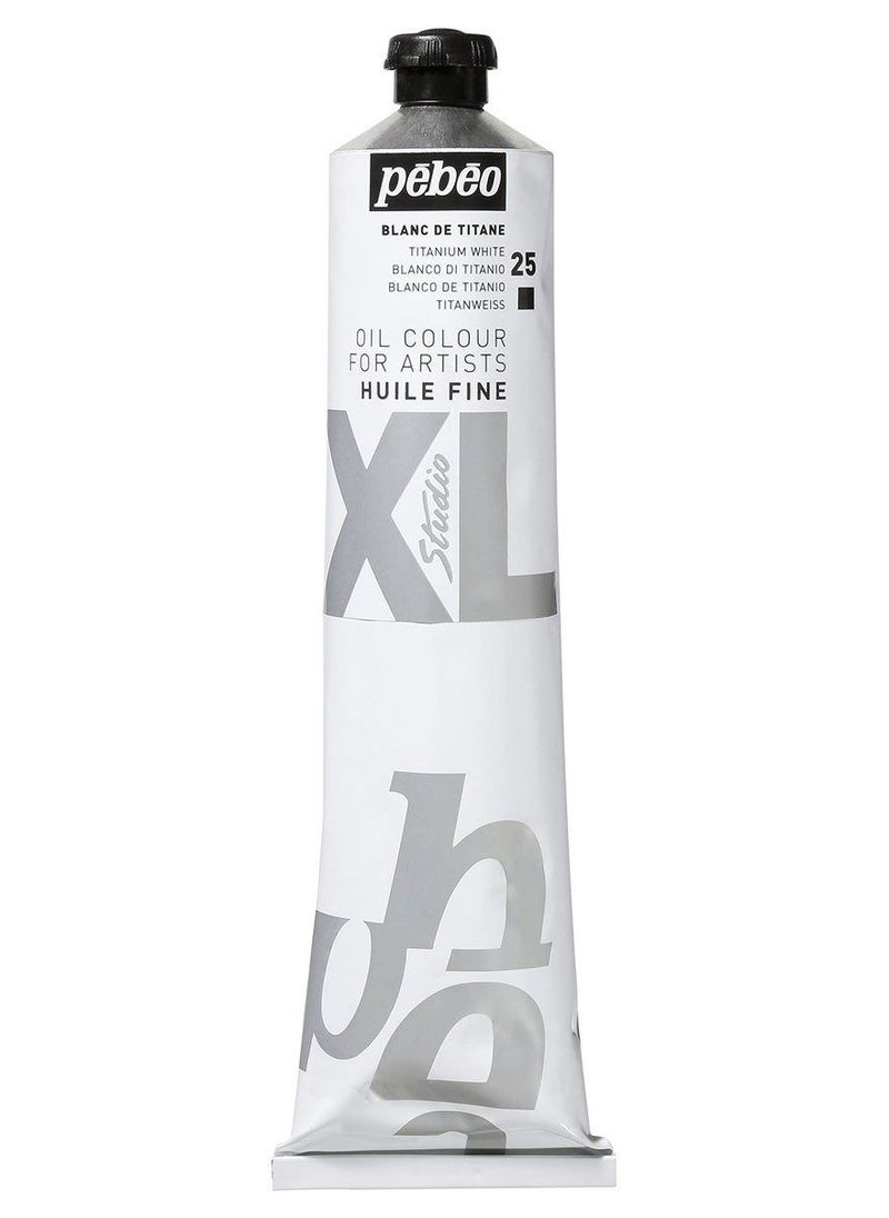 Pebeo - Pebeo-Fine XL 200 ML Titanium White Oil Painting - Image 1
