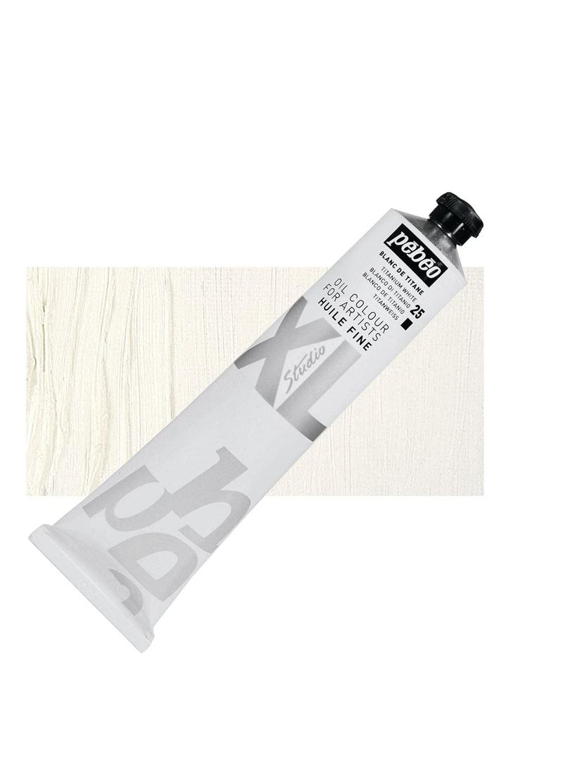 Pebeo - Pebeo-Fine XL 200 ML Titanium White Oil Painting - Image 1
