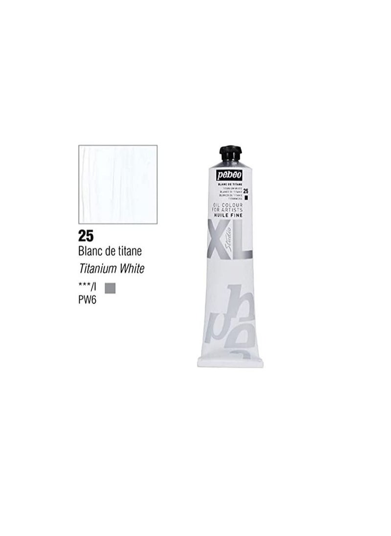 Pebeo - Pebeo-Fine XL 200 ML Titanium White Oil Painting - Image 1