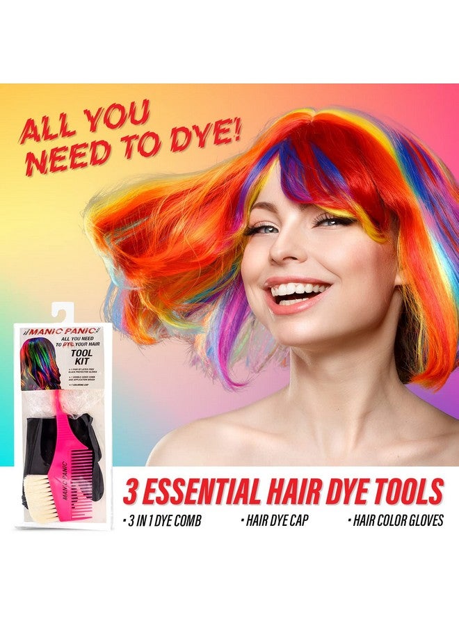 Manic Panic Manic Panic Hair Dye Tool Kit - Hair Dye Kit - Hair Coloring Kit Comes With Hair Dye Nitrile Gloves, Dye Brush/Comb Applicator, Hair Dye Cap - All You Need DYE Tools - Image 2