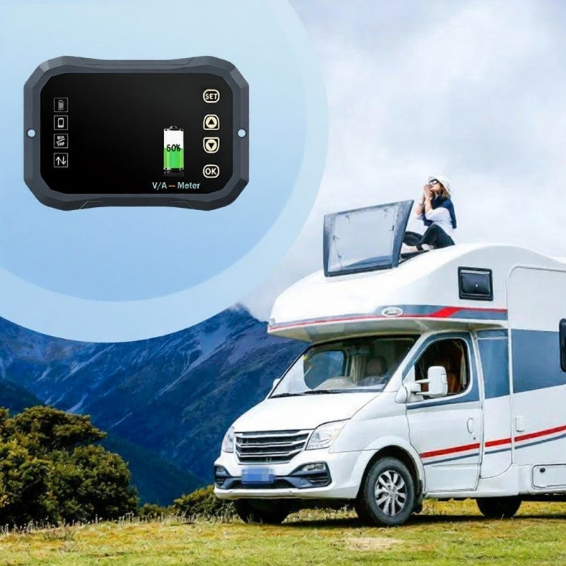 Battery Monitor 2.4 Inch Color Screen - Auto Dual-direction Current Identification Power Meter for Android Users - Image 5