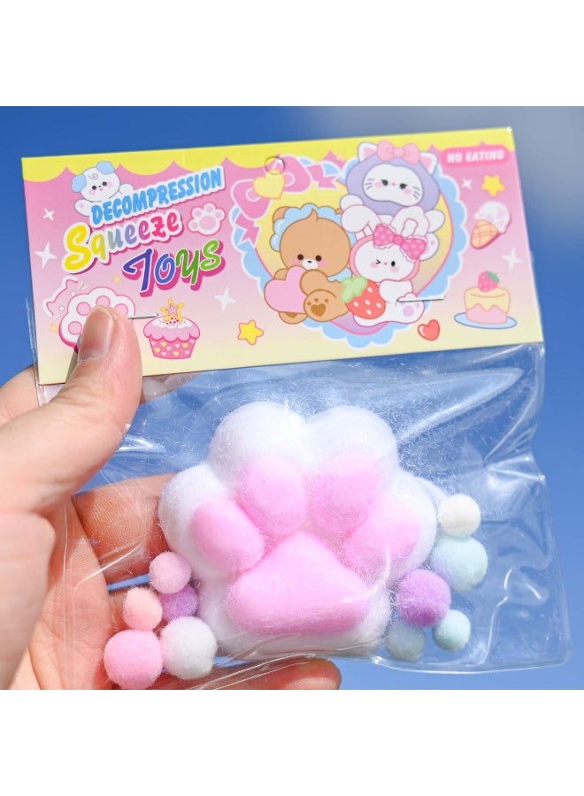 xozgdovg Ultra Soft Cat Paw Stress Relief Toy 