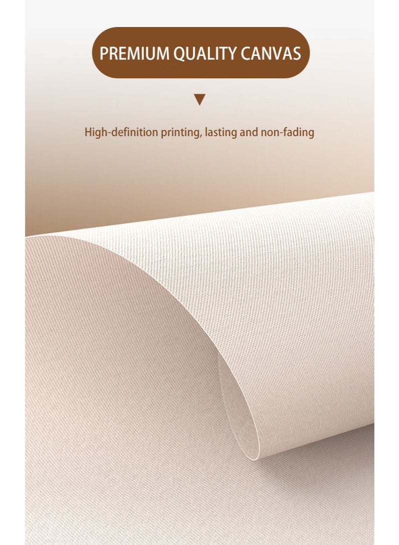 KBKBART مجموعة من 3 لوحات فنية مؤطرة على قماش موضوعة على إطار PS للديكور المنزلي في غرفة المعيشة وغرفة الطعام وغرفة النوم والمكتب - Image 5