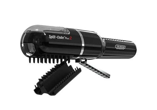 Split Ender Mini 2 – Original Cordless Split End Hair Trimmer for Dry, Damaged, Brittle, Curly, Frizzy, or Straight Hair – Rechargeable Hair Clipper, Home Styling Tool for Split Ends (Black) - Image 2
