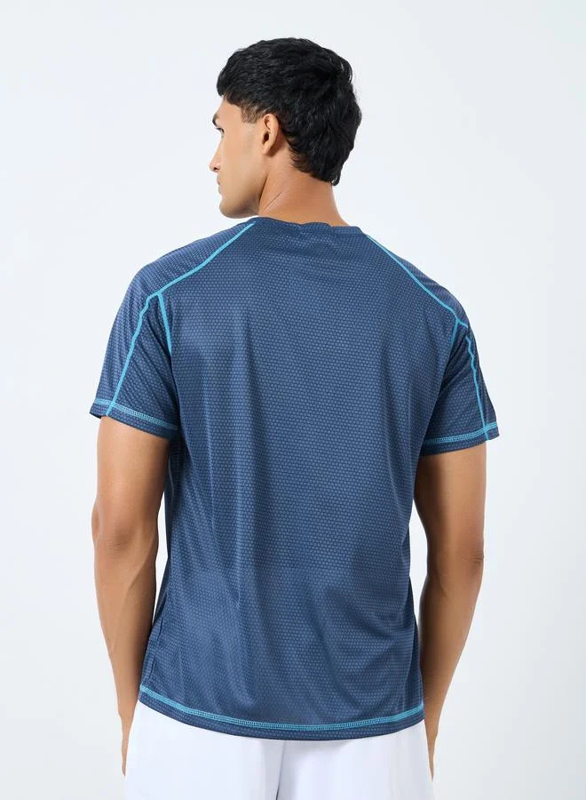 Styli Styli Contrast Stitch Raglan Sleeve Quick Dry T-Shirt