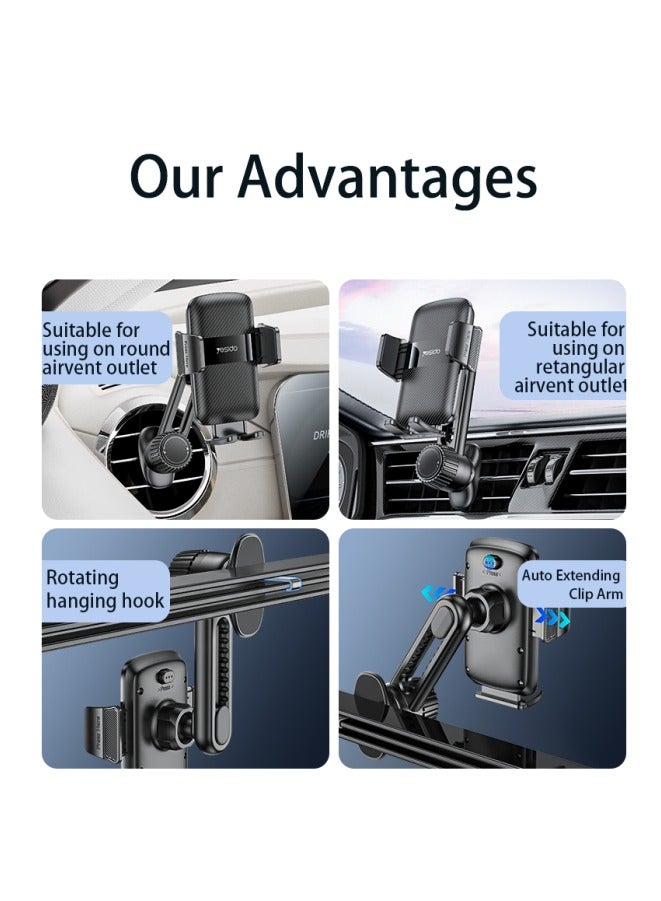 Yesido C242 Car Phone Holder Compatible with Any Air Vent  360° Rotatable - Image 3