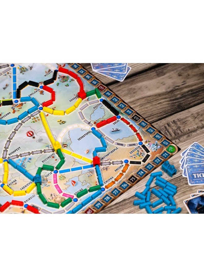 أسمودي لعبة Asmodee Ticket to Ride Europe اللوحية (إصدار 2026 المُحدّث) - لعبة استراتيجية كلاسيكية لمغامرات القطارات، مناسبة للعائلات والبالغين، من عمر 8 سنوات فما فوق، من 2 إلى 5 لاعبين، مدة اللعب من 30 إلى 60 دقيقة - Image 4