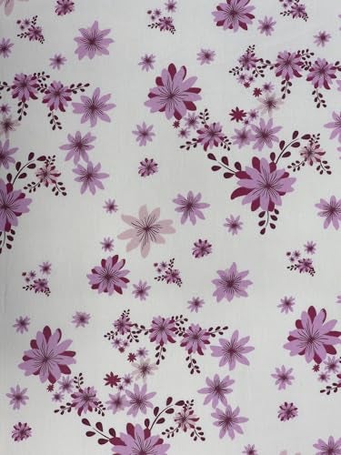 Bombay Dyeing Vintage 180 TC 100% Cotton Violet Two Single Size Bedsheet with 2 Pillow Covers - Image 5