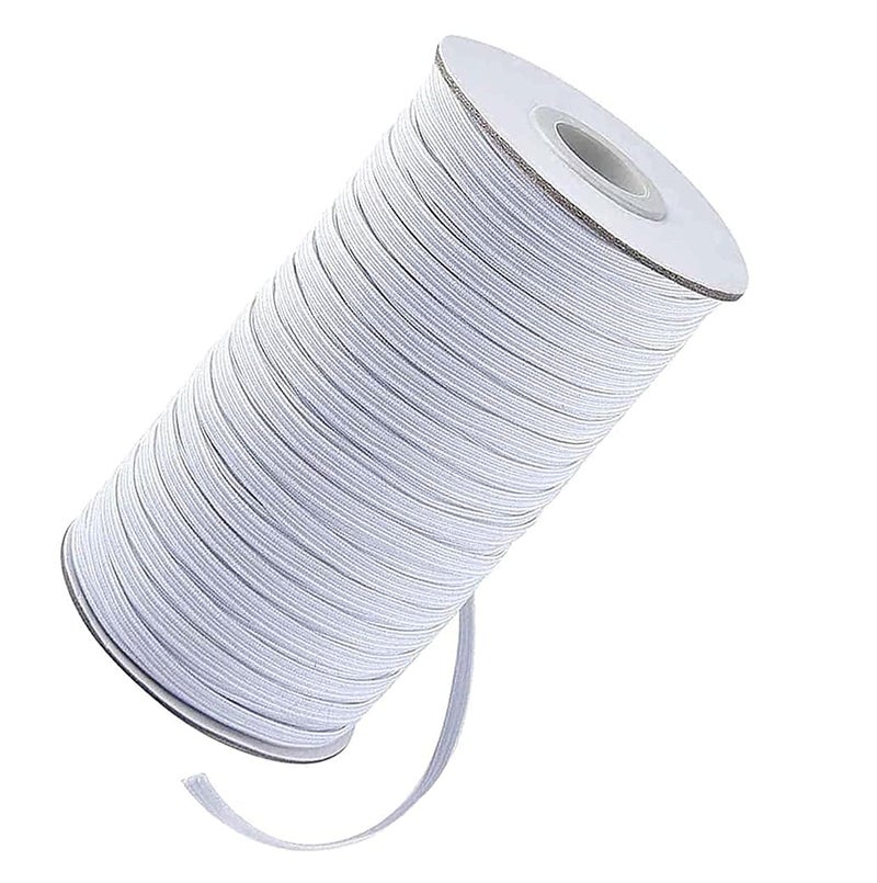 JEFFY JEFFY Elastic Imported 14 Quarter Inch Width Used In Dresses Pants Lingrees Children Frocks Underwear Tailoring Sportswear Belts Waist Bands Suitcase Straps 25 Mts Pack 