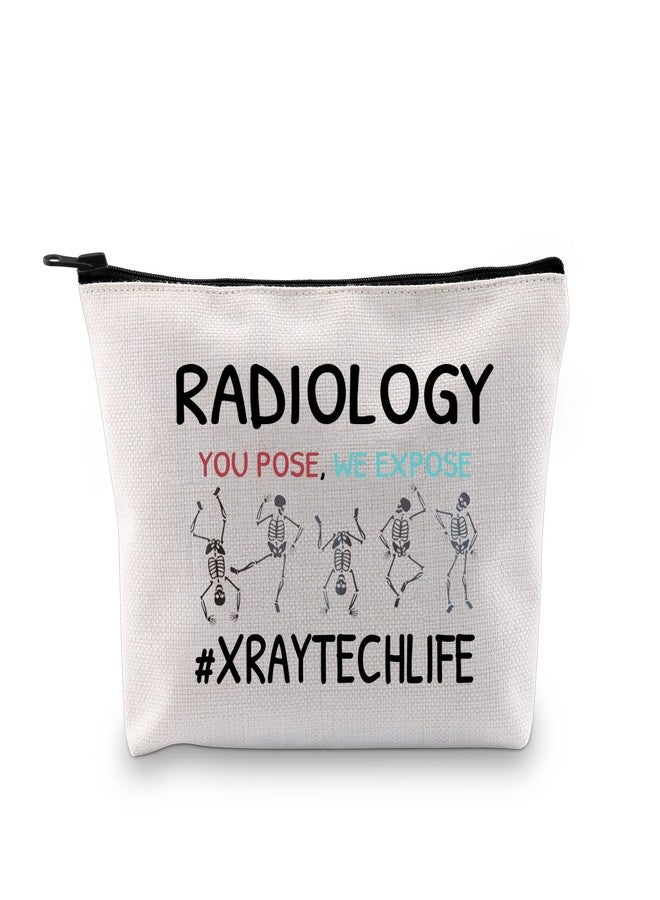 XYANFA Radiologist Cosmetic Bag x Ray Tech Graduation Gifts Radiology Tech Gifts Thank You Gift You Pose We Expose (You pose We expose) - Image 1