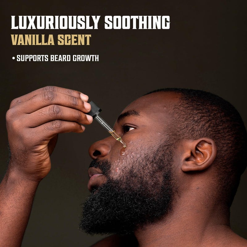 Viking Revolution Spiced Vanilla Beard Oil for Men - Natural Mens Beard Oil with Argan and Jojoba Oil - Beard Softener, Strengthens and Moisturizes - Image 4