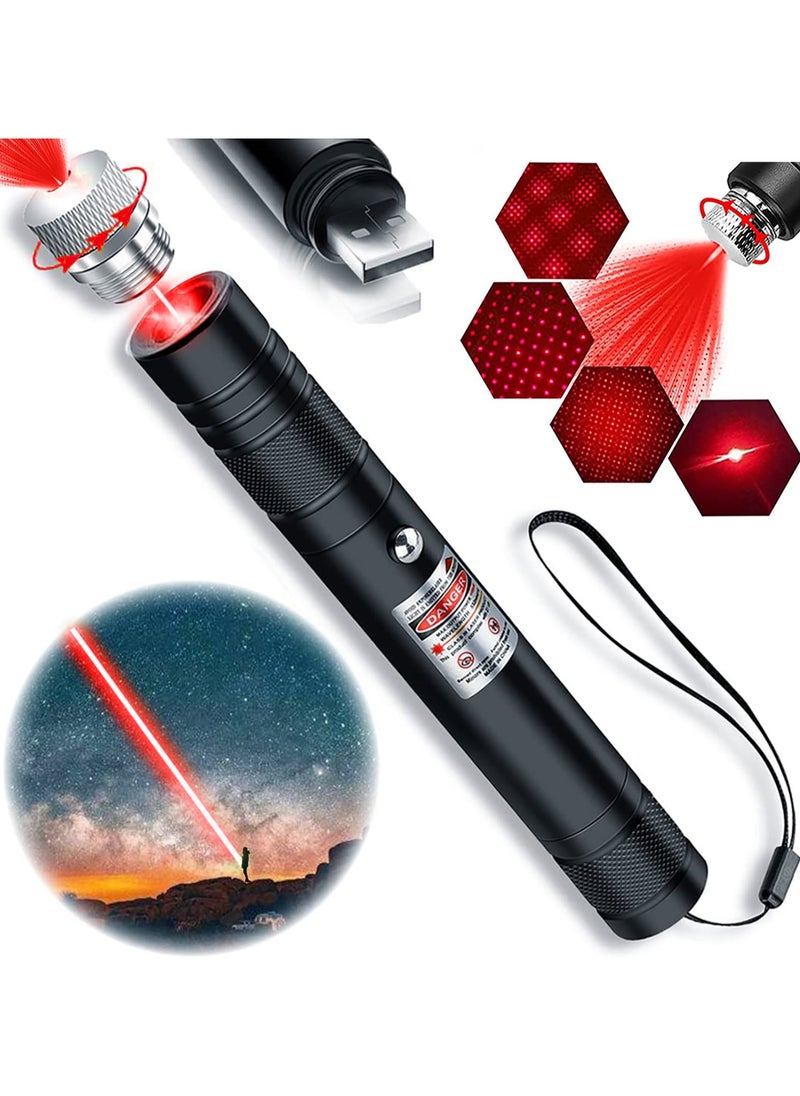 PESNCI Red Laser Pointer Flashlight Red Pointer, Presentation Remote Control Pointer, Red Laser Pointer Laser Pointer Long Range Strong Laser  - Image 1