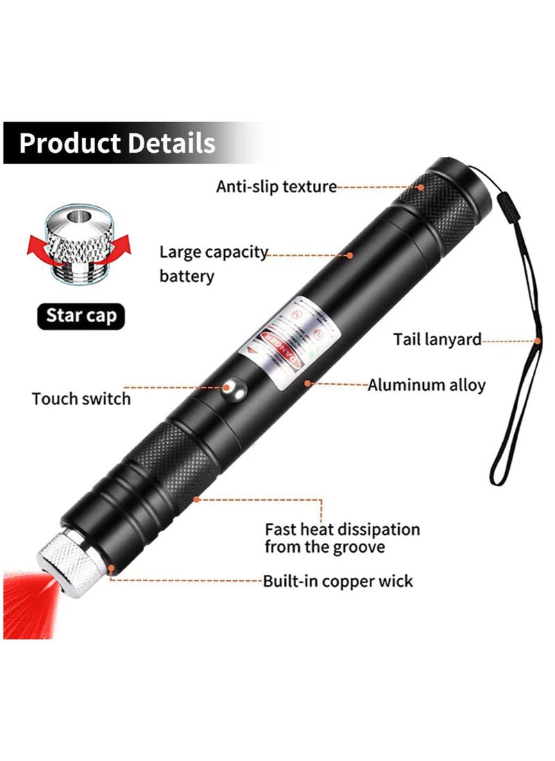 PESNCI Red Laser Pointer Flashlight Red Pointer, Presentation Remote Control Pointer, Red Laser Pointer Laser Pointer Long Range Strong Laser  - Image 3