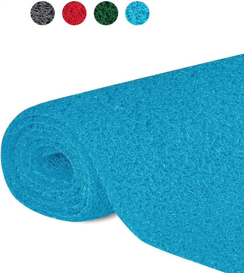 Sera Trend Complex Mat 1x15 Meters Turquoise PVC Curly Carpet Indoor Outdoor Runner Non-Slip Wet Floor Mat  - Image 2