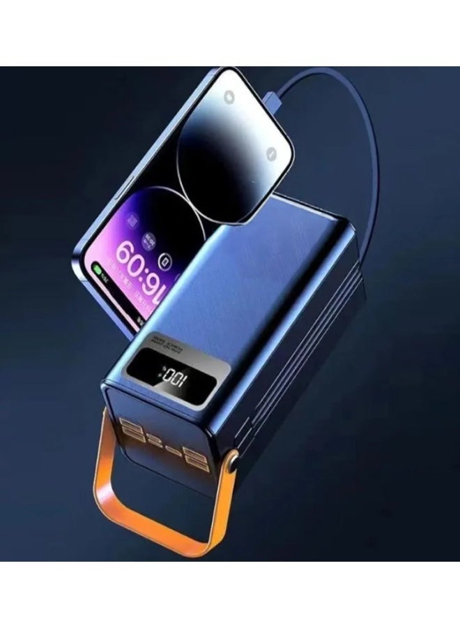 DENX DX437 60000mAh Solar Power Bank with LED Light and Smart Protection - Image 3