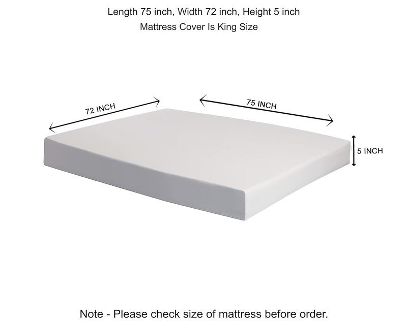 ASP King Size 72755 Mattress Cover Flower Print Pack of 1 by ASP Home Decor  - Image 2