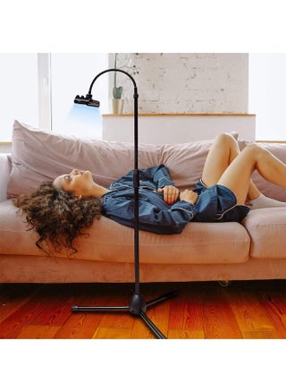 Tripod Stand Phone Holder Adjustable 360 Swivel Pad Lazy Stand Holder Bracket Floor Rack Black for 3.5'' to 12.5'' Tablet Phone, iPad(1PC) - pzsku/ZAFB0501204988C746C36Z/45/_/1660981511/6c032bd5-c33b-4d43-9a4c-e0c8f4d4144c