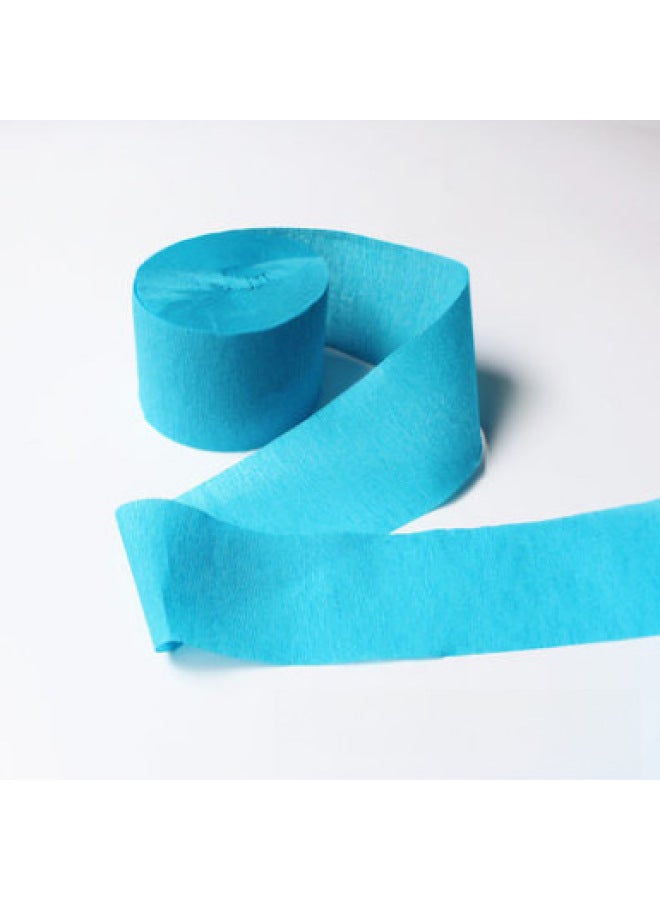 Lieyang Color Crepe Paper Roll 4.5*25 Holiday Party Wedding Party Supplies Long Pleated Paper Venue Layout - Image 1