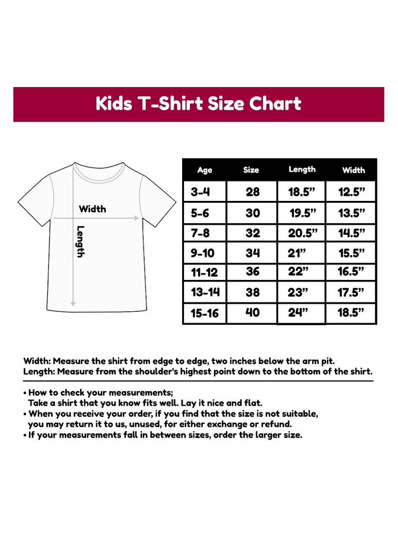 PRINTSHOP4ME - Christmas Emoji Kids Red T-Shirt For Girls–Soft Cotton Round Neck Short Sleeve T-Shirt With Smiley Face Emoji–Great For Parties - Image 1