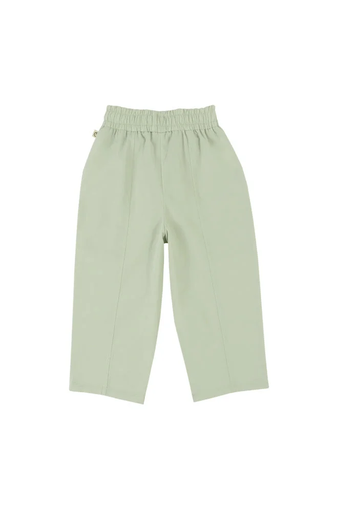 Little Gusto Cotton Trousers - Green