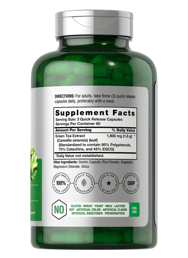 Horbaach - Horbaach Egcg Green Tea 1800Mg 180Caps - Image 1