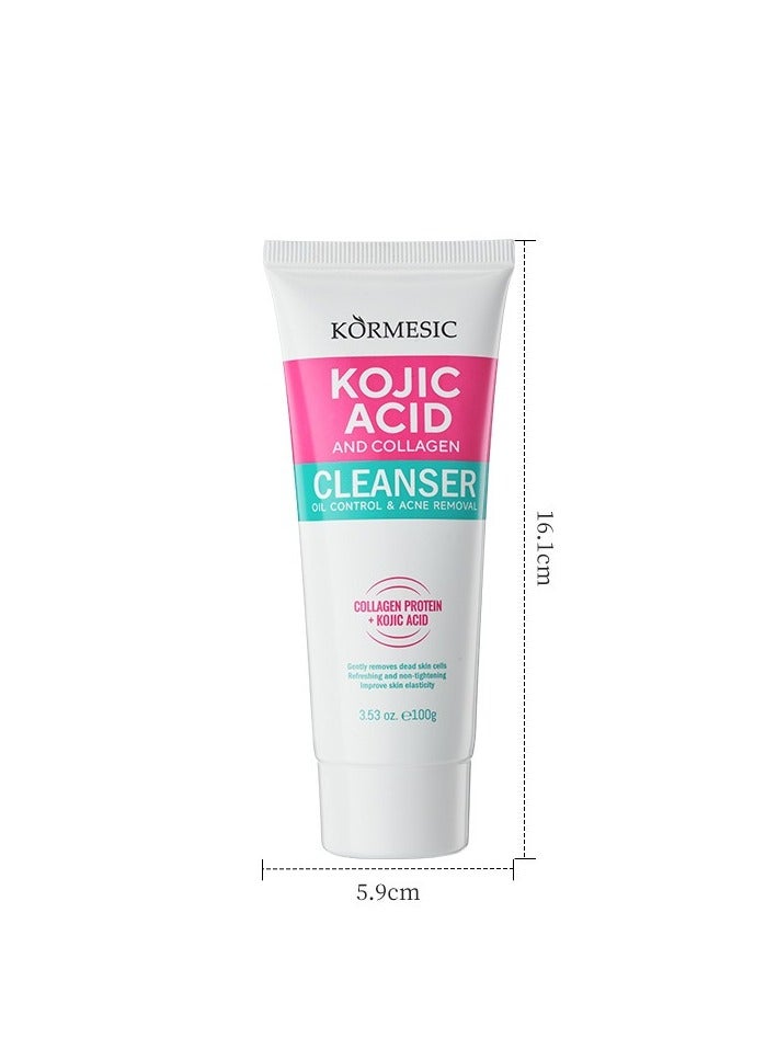 Kormesic Kojic Acid Collagen Cleanser 100g | Deep Cleansing & Hydration - Image 1