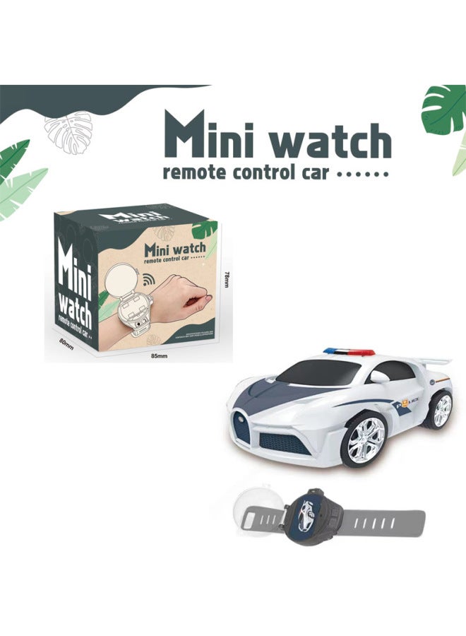 Internet Celebrity Watch Remote Control Car Electric Mini Bugatti Watch Special Alloy Mini Car Toy-Color:Alloy Bugatti [white] [charging Version]]  - Image 1