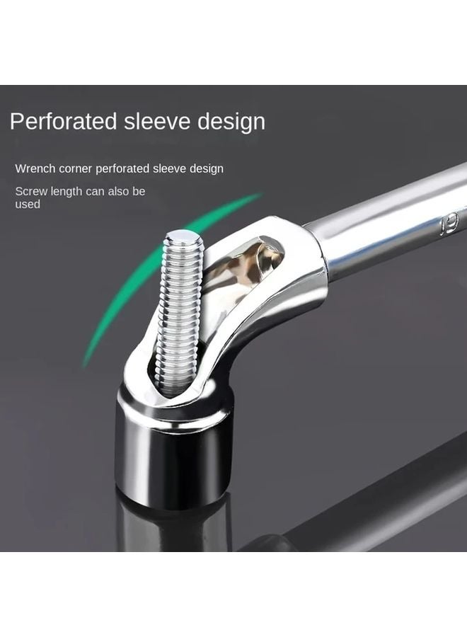 6Pc L Shape Hex Socket Wrench Set 6 7 8 9 10 11mm Perforated Grip Auto Repair Tools - Image 5