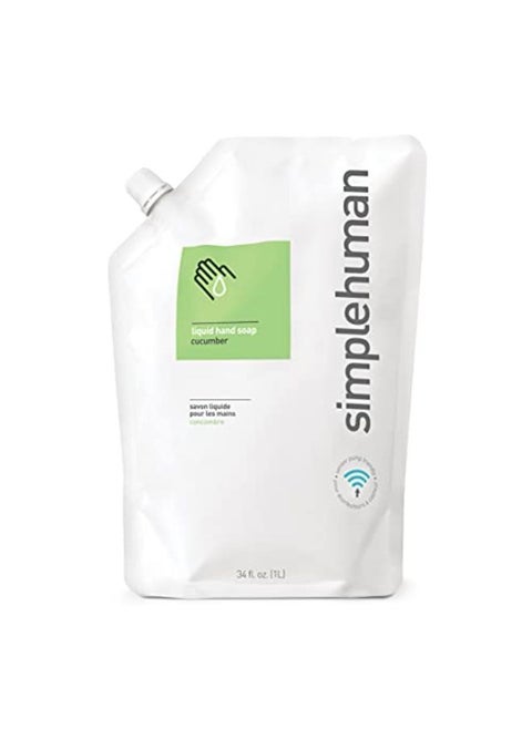 Cucumber Moisturizing Pouch Liquid Hand Soap Refill, 34 Ounce