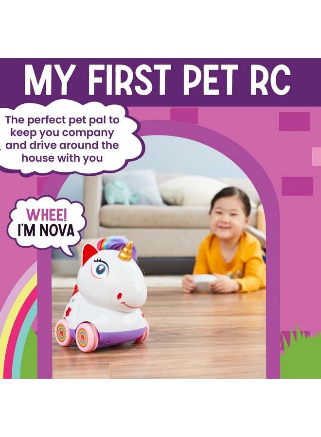 Flybar Poko Petz Remote Control Car For Toddlers Unicorn Toys 2.4Gh For Girls Unicorn Gifts For Girls Light Up Toddler Toys Singing Talking Toys Preschool Toys Toddler Gifts For Ages 3 And Up - Image 3