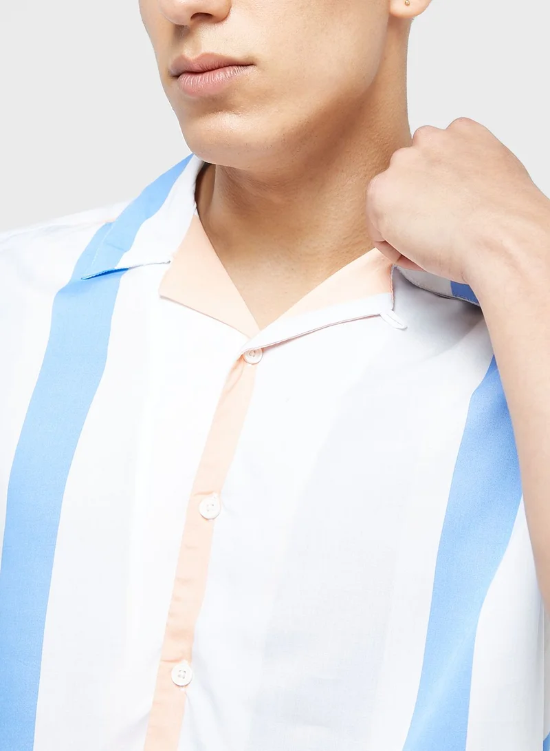 Only & Sons Striped Regular Fit Shirt