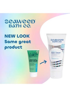 The Seaweed Bath Co. Seaweed Bath Co. Hydrate Body Cream Citrus Vanilla Scent 6 Ounce Nourishing Hand & Body Lotion Moisturizer For Dry Skin With Sustainably Harvested Seaweed Kukui Oil Hyaluronic Acid Shea Butter  - Image 2