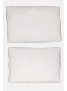 YOTO 2 Pack Pillow Case Set 45 x 65 cm, White  - Image 1