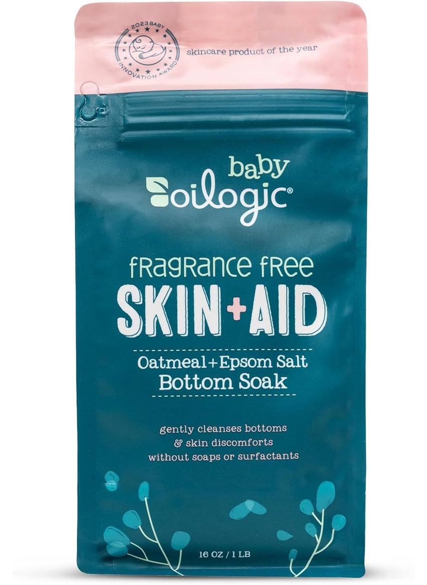 Oilogic Oilogic Baby Essentials Oatmeal Epsom Salt Bath Soak Skin  Aid  FragranceFree Bath Salts Gently Cleanses  Oatmeal Soothes Skin Discomforts ParabenFree Epsom Salts for Soaking 