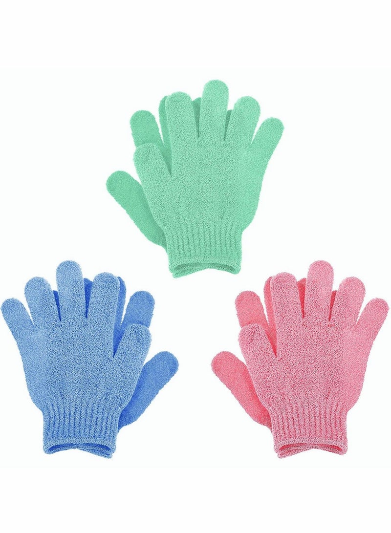 SYOSI Exfoliating Gloves - Premium Scrub Wash Mitt for Shower,Spa,Massage and Body Scrubs - Spa Exfoliation Accessories For Men and Women  - Image 1