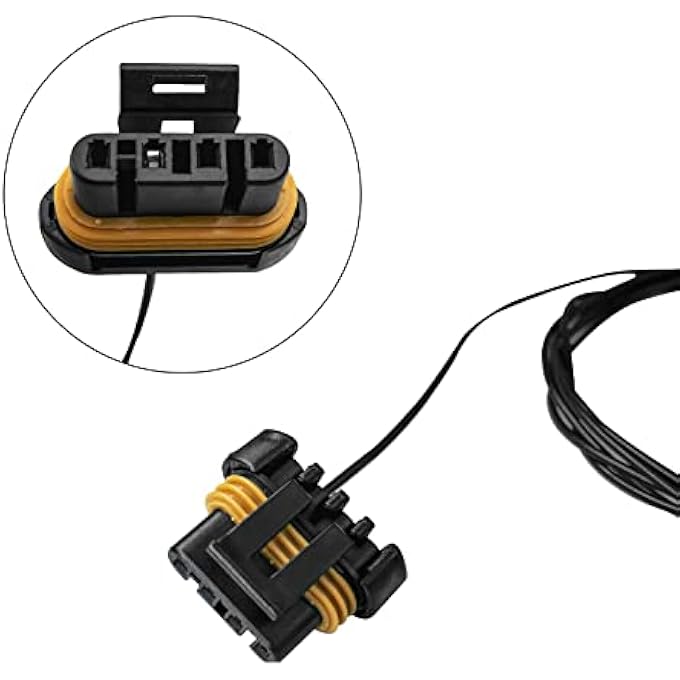 Tavaski Resistor Wire Pigtail Converts 12v to Signal, LS Gen III-4 Pin Alternator 105A Wire, Kit Including Pigtail and Wire Lead - 96In - Image 4