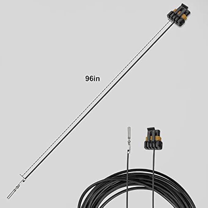 Tavaski Resistor Wire Pigtail Converts 12v to Signal, LS Gen III-4 Pin Alternator 105A Wire, Kit Including Pigtail and Wire Lead - 96In - Image 5