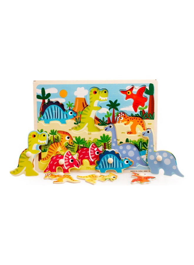 Dinosaur Wooden Jigsaw Puzzle Kit - Image 1